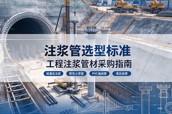 伊犁注浆管选型标准