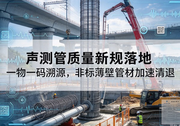 伊犁声测管质量新规落地，一物一码溯源，非标薄壁管材加速清退
